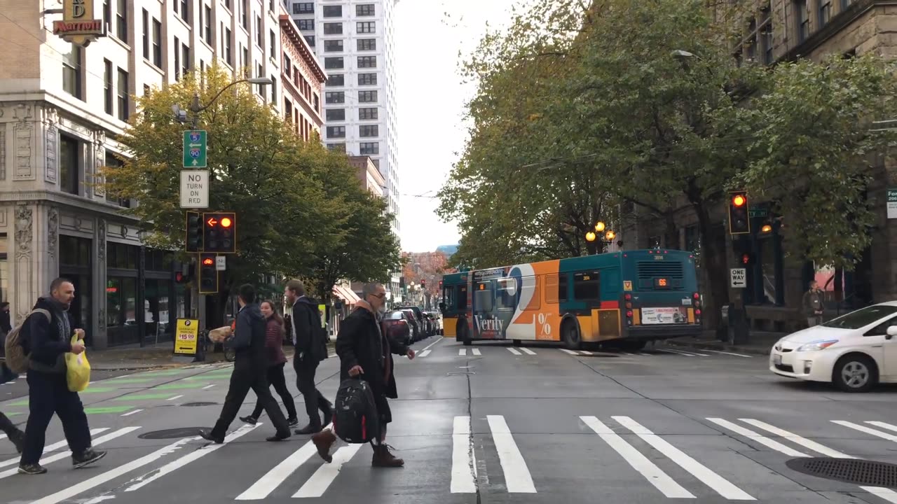Driving Downtown - Seattle 4K - USA.mp4