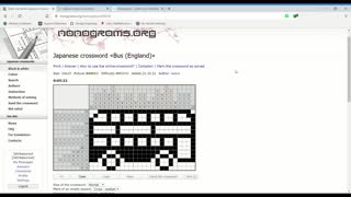 Nonograms - Bus (England)