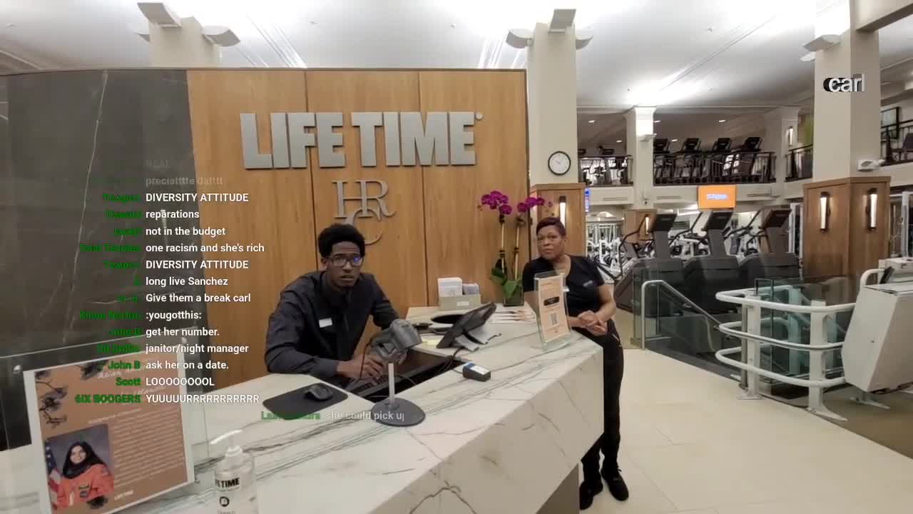 Carl iii gets CHASED by Life Time employee