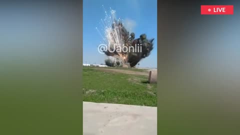 Ukrainian HIMARS destroying another Russian Ammunition depot.