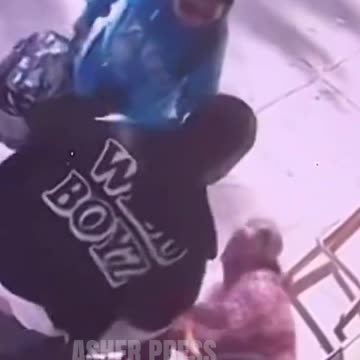 Elderly woman beaten up and robbed by a thug in broad daylight in Oakland.