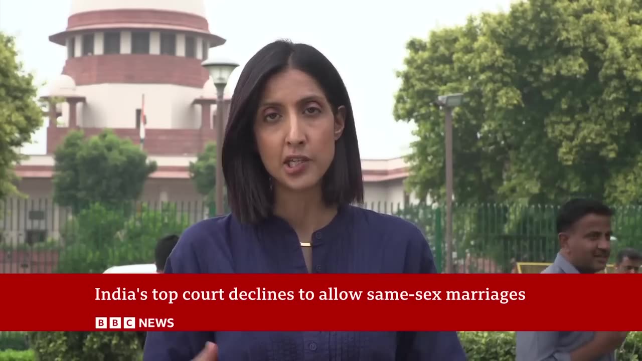 India declines to legalise same-sex marriage in historic verdict - BBC News