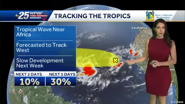 National Hurricane Center monitoring 2 tropical waves in the Atlantic