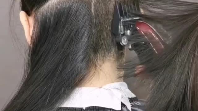 Very long hair cut off compilation