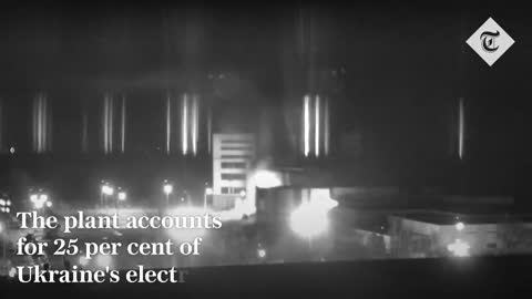 Ukrainian nuclear plant attacked overnight by Russian forces as Zelensky warns 'end of Europe'