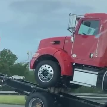 AMAZING TRUCK ON A TRUCK ON A TRUCK!