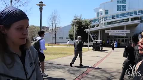 Va Tech Womans swimmers spot taken by a Man.