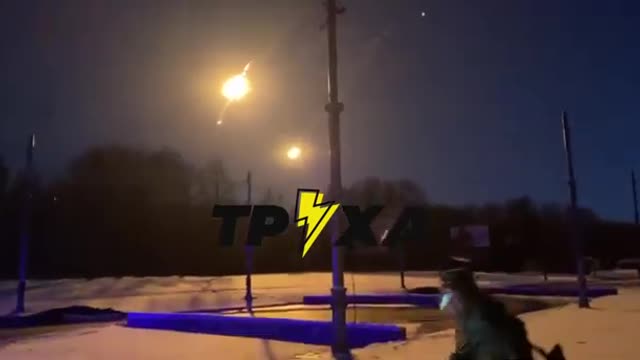 Kharkov. The moment of the plane explosion