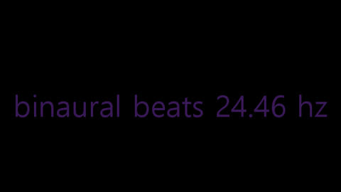 binaural beats 24.46 hz