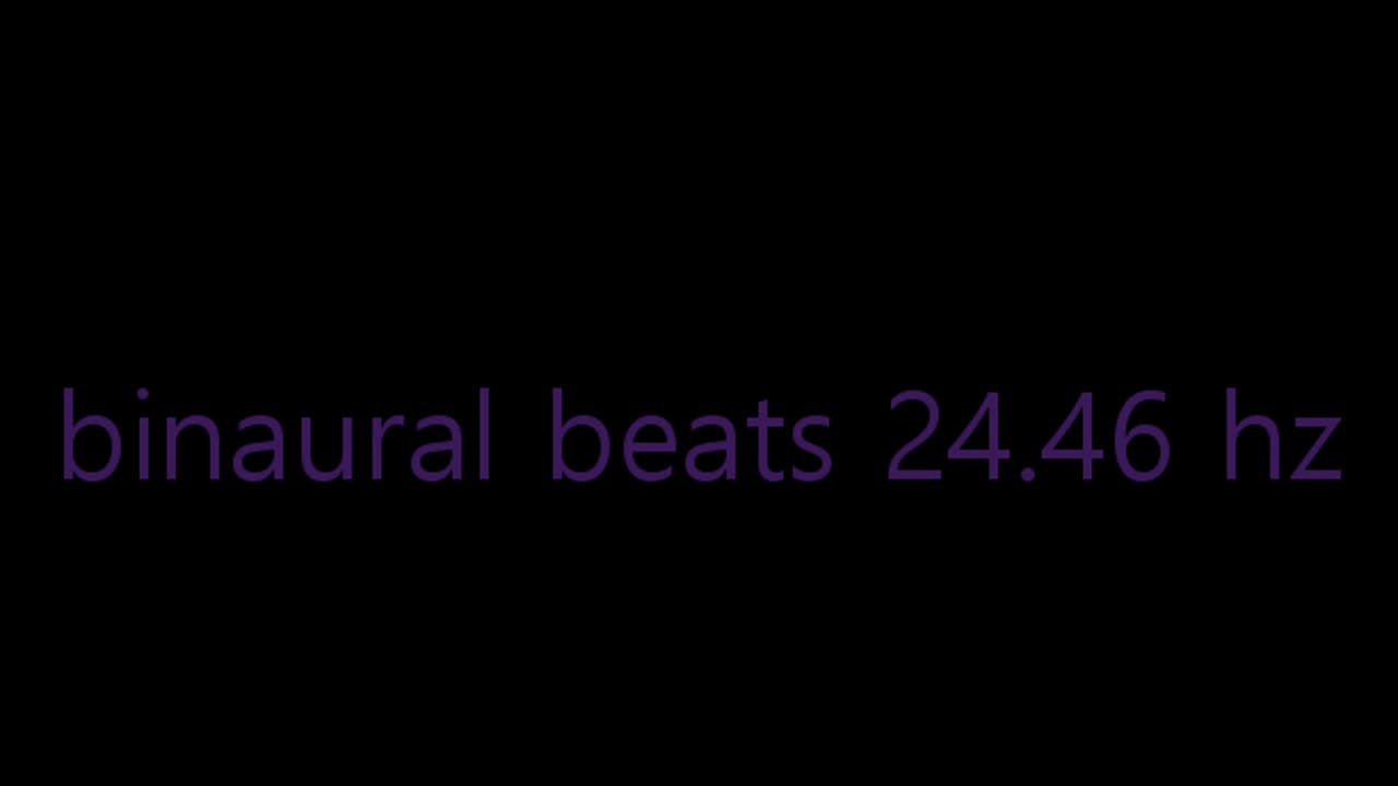 binaural beats 24.46 hz