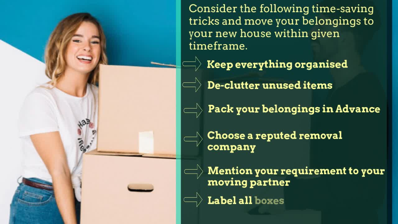 Reduce The Time Of Your Moving Process