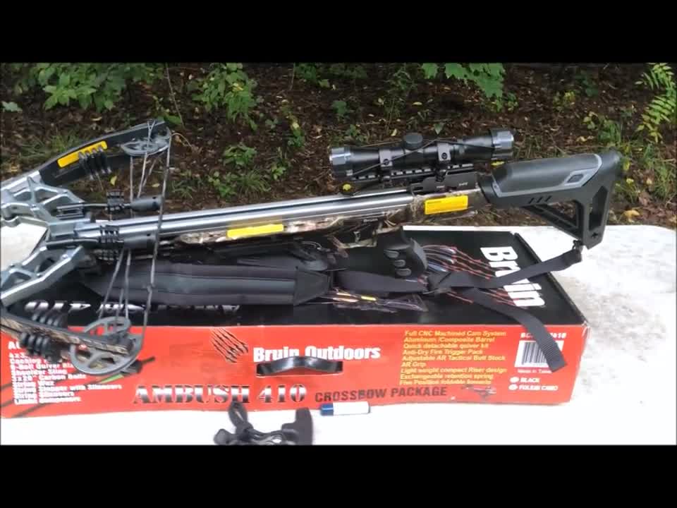 Bruin Ambush 410 Crossbow Box opening and first Impressions