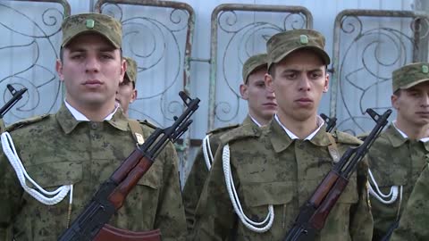 В Абхазии новобранцы приняли присягу