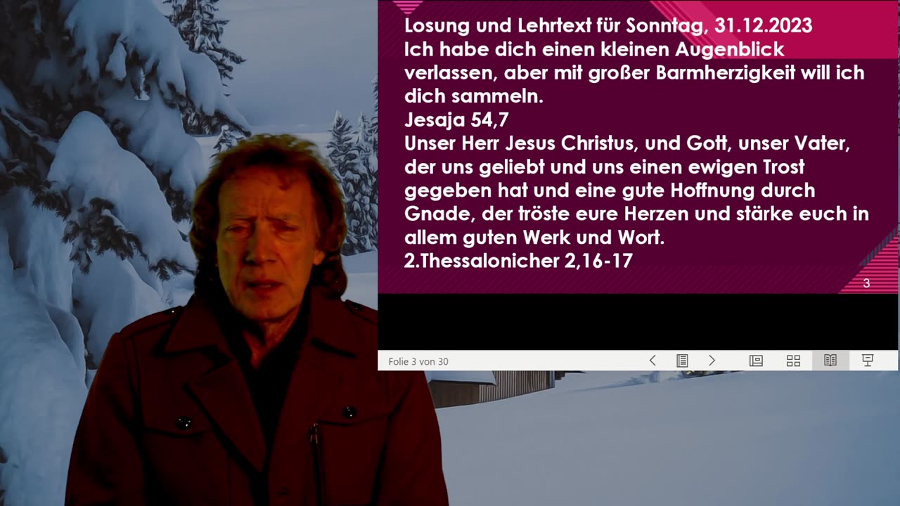 Losung - Wort zum Tag 31.12.23