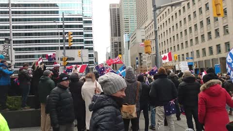 Toronto march for freedom and in support of Australia, December 4, 2021