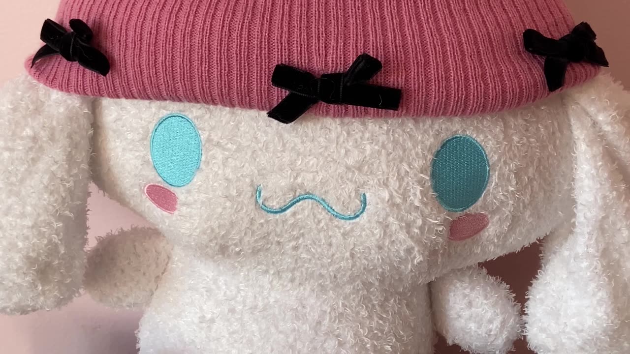 Cinnamonroll in a Mymelody hat