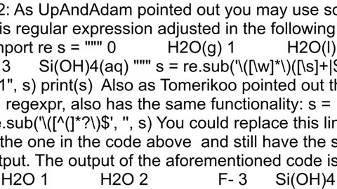 Delete trailing pattern from a given string