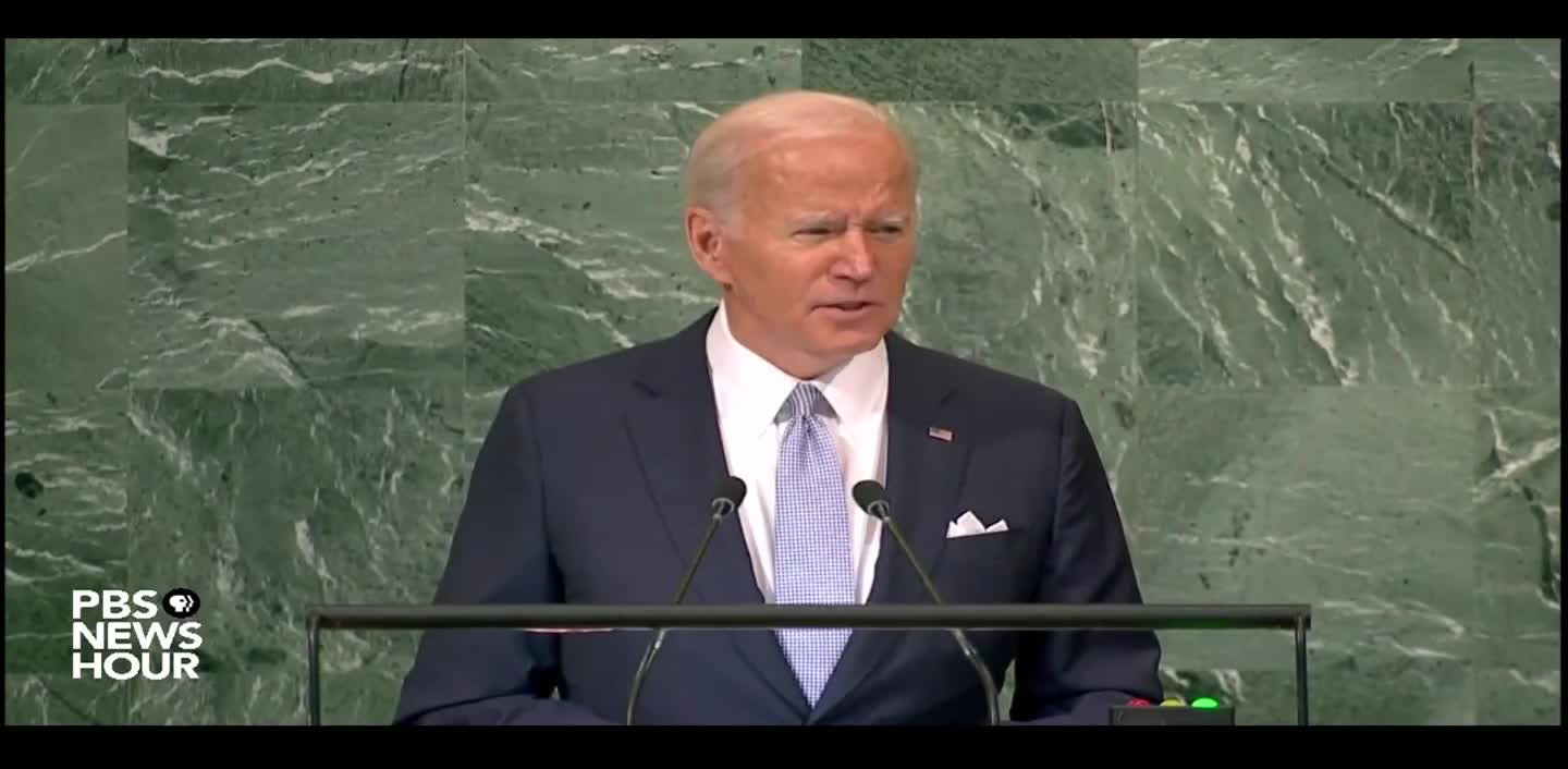 Joe Biden Addresses United Nations - CENTERS OF UKRAINIAN HISTORY AND CULTURE