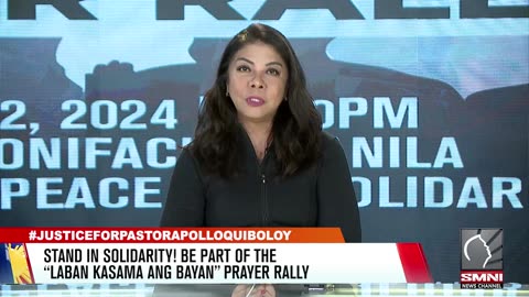 Mga kababayan, Dr. Lorraine Badoy invites you to the 7-day 'Laban Kasama Ang Bayan' Prayer Rally