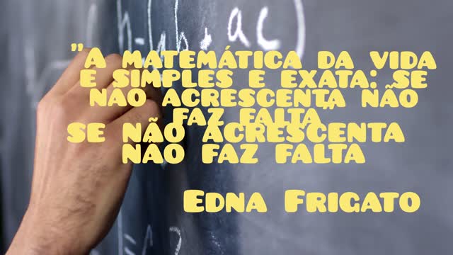 A matemática da vida