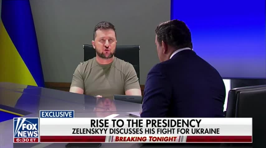 Zelenskyy Asked About Azov Battalion Reportedly Shooting POW’s by Fox News' Bret Baier