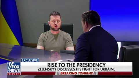 Zelenskyy Asked About Azov Battalion Reportedly Shooting POW’s by Fox News' Bret Baier