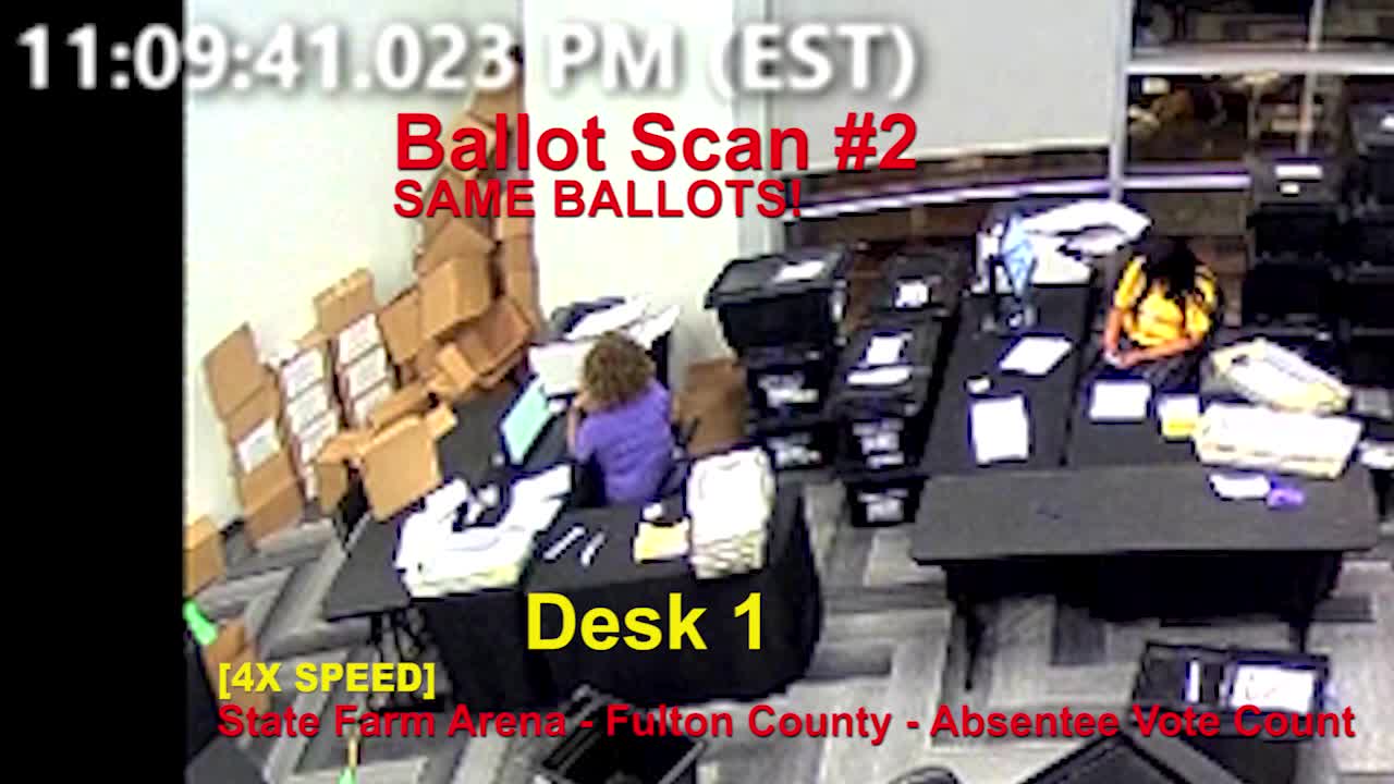 Proof of Election Fraud at State Farm Arena - 1 of 3