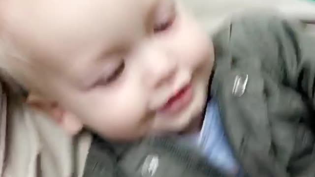 Toddler Has A Late Reaction To Being On A Roller Coaster For The First Time