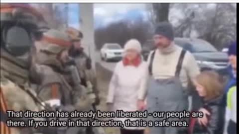 Liberation of Civilians by Russian Army - 2