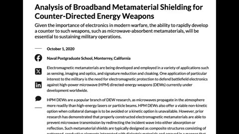 SPREAD THE INFO! PROTECT YOURSELF FROM THE GOVERNMENT'S D.E.W'S & MICROWAVE WEAPONS THEY USE ON YOU!