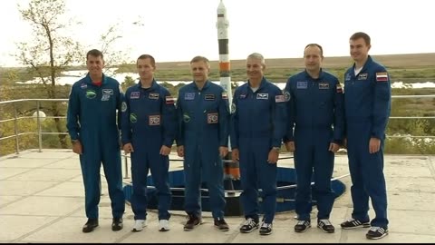 Expedition 49-50 Crew Prepares for Launch in Kazakhstan