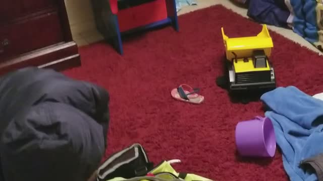 He's going to Lala and paw paw' s house