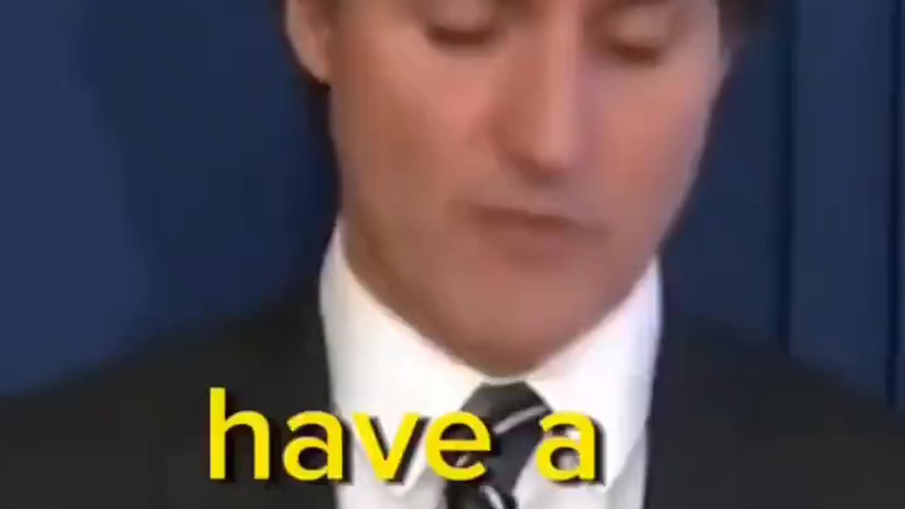 TRUDEAU COMING CLEAN (FUNNY)