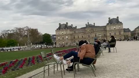 The French Senate In The Luxembourg Garden