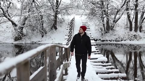 A beautiful snowy day