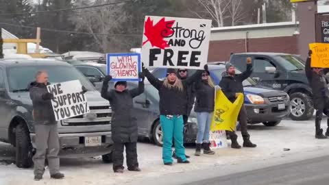Canada Freedom Convoy 2022 Ontario - 27.01.2022