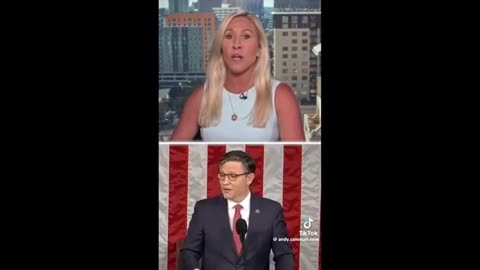 MTG on Mike Johnson ..