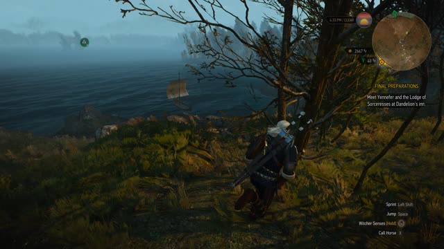 Witcher 3 - How to reach the 2 Undiscovered Locations at Elven Ruins West of Lake Wyndemere