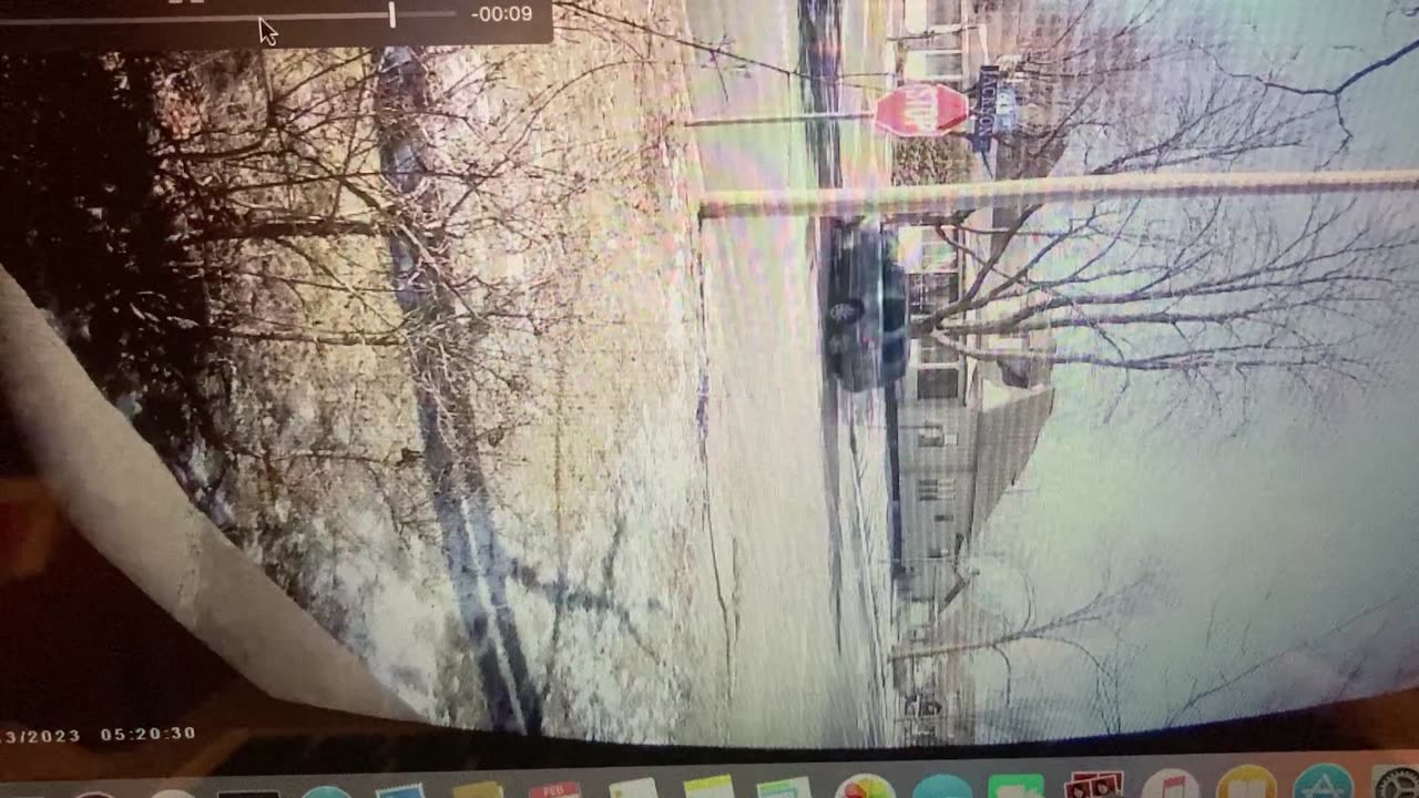 40-55 in a 25mph intersection