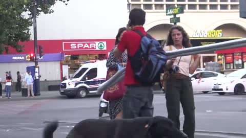 Sticks on the street PRANK - | AWESOME REACTIONS
