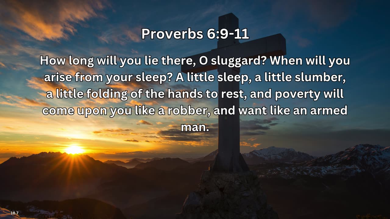 Journey of faith and spiritual growth | Proverbs 6:9-11 #dailybread #dailyverse #dailybibleverse