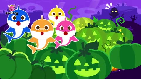Zombie Shark Family Hide and Seek Halloween Song