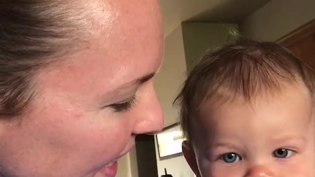 Baby Makes Mom HOWL When He Gives Her Hilarious Surprise Answer