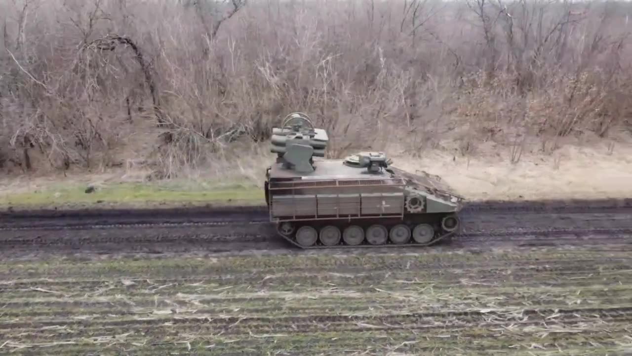 Combat work of the Stormer air defense system calculation