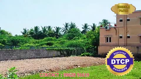 DTCP Approved Plot For Sale ⛳️ Near Velammal School Guduvanchery |