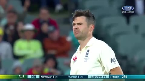 The King Of Swing 🏏🏏 Jimmy Anderson ☑️ l First Pink Ball Test