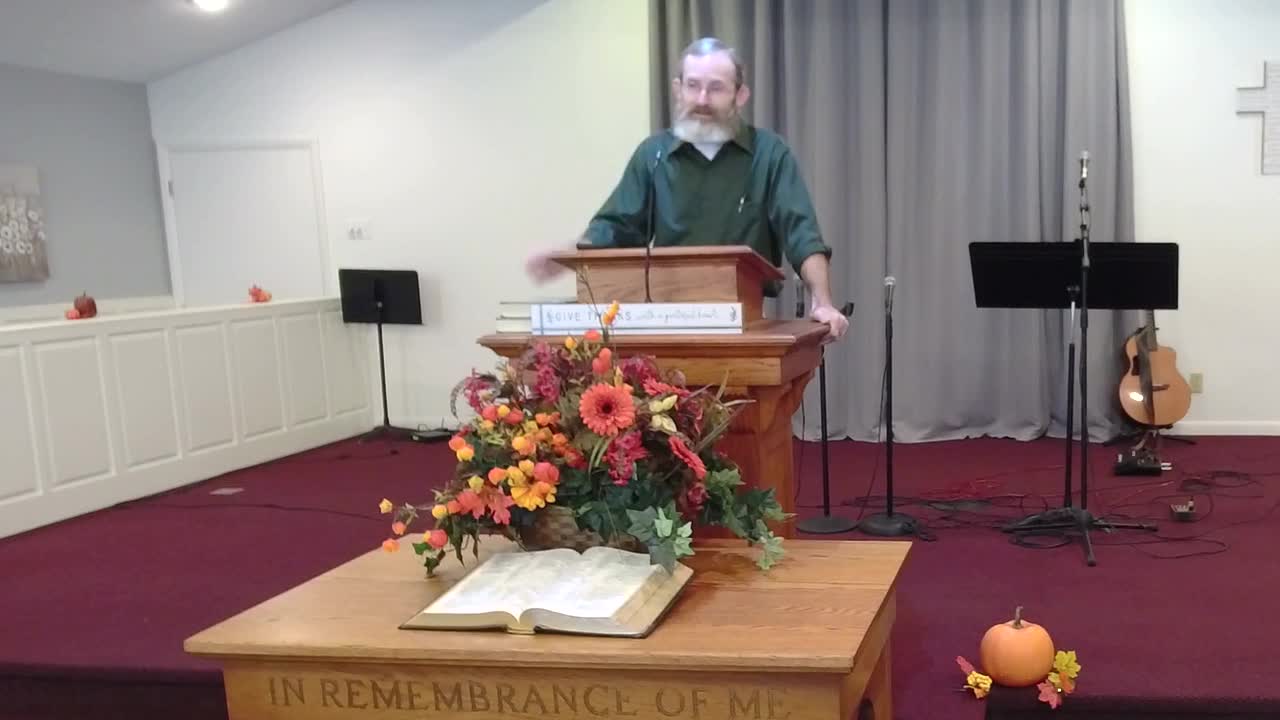 11-7-2021 - Clay Hall - sermon only - Sermon Title: In the Depths of Heartache