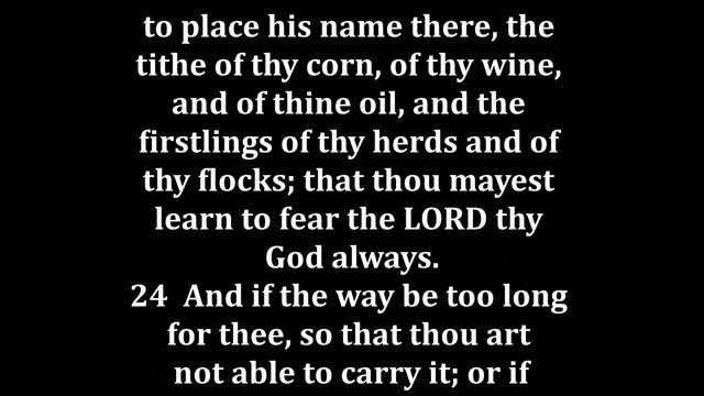 Deuteronomy 14 King James version