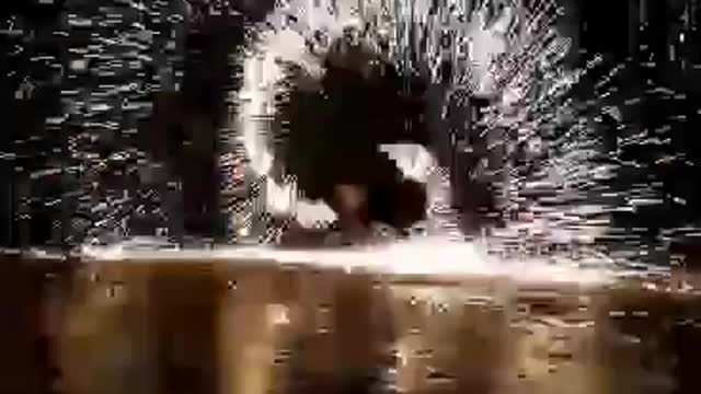 Amazing nightlife show at thailand island