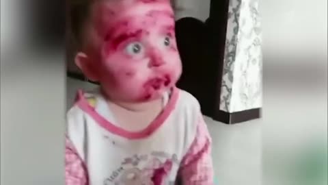 small children have eaten beets and are afraid of each other)))
